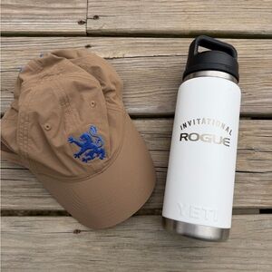 EXCLUSIVE Limited Edition Rogue Invitational X Yeti Bottle & Goruck X Rogue Hat
